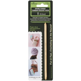 Clover Double-Ended Tunisian Crochet Hook (I/5.5 mm), 5.5
