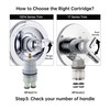 RP46074 Shower Cartridge Replacement for Delta 13/14 Series, Compatible with
