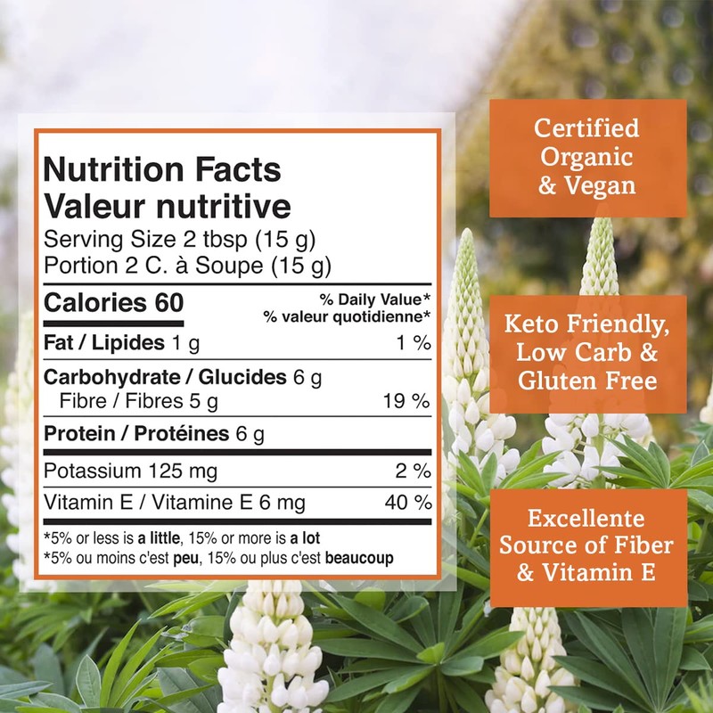 Ecoideas Organic Lupin Flour , 200 Grams