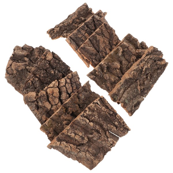 iplusmile Cork Terrarium Background, 10Pcs Cork Bark Terrarium Backdrop Reptile