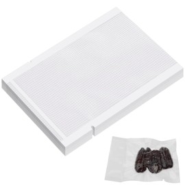 100Pcs Thick Small Vacuum Sealer Bags for Food Storage, Heat Seal Precut Plastic Bags, Mini Sealable Grocery Bag for Tea, Cookie, Bean, Candy