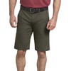 Dickies Men's Tough MAX Duck Carpenter Short, Stonewashed Moss, 36