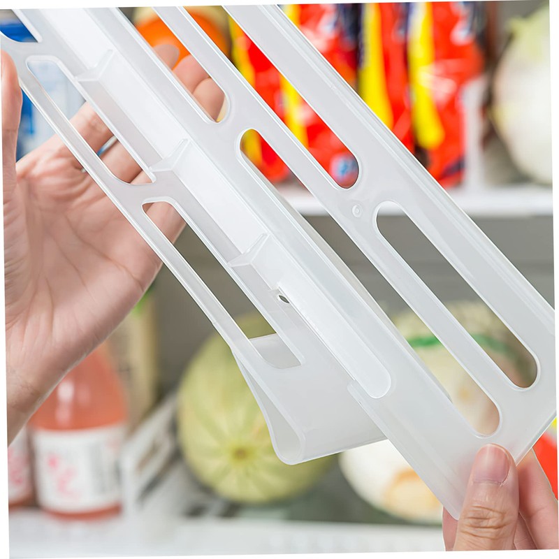 Operitacx Fridge Organizer Bins Fridge Divider for Drinks Milk Spices