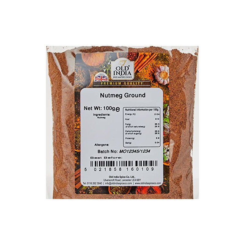 Old India Nutmeg Ground 100g