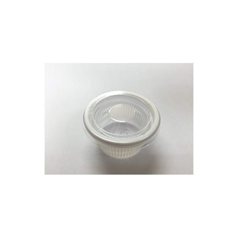 1/2 oz. Cup dyippukappu CC White Phone Lid Set 50 Pcs