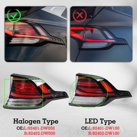 RH Tail light W/Halogen Turn Signal Fit for 2023 2024 Kia Sportage EX/LX/SX