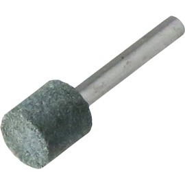 Yanase GC16C Whetstone with Shaft GC (Green) Cylindrical [0.2 inch (6 mm) Shaft] φ0.6 x 0.6 x 0.6 inches (16 x 16 x 6 mm) #60
