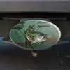 GRAPHICS & MORE Bass Fish Swimming in River Oval Tow