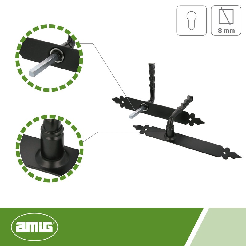 Amig - Set von Türklinken Mod. 106PG72 | 270 x