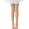 Frola Girls' Ultra Soft Stirrup Dance Tights,Suntan,4-6 Years