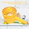 1.8L Multifunctional Electric Pot Annular Heating Tube Long Handle Double