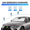 KUST Custom Fit Windshield Sun Shade for 2014-2020 Lexus is