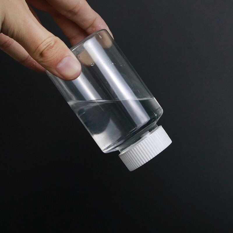 12PCS 15ML 0.5OZ Transparent Empty Pill Bottles with White Screw