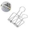 51mm 30pcs Binder Clips Strong Clamping Force Metal Hollow Tail