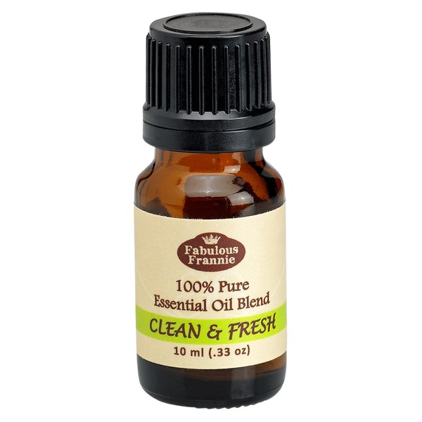 Fabulous Frannie Clean and Fresh Essentials Oil Blend 10ml Made with Lavender and Lemon All Natural Pure Undiluted Essential Oils.