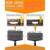 Rear Grease Drainage Funnel for Blackstone Grease Catcher Upgrade, Enclosed