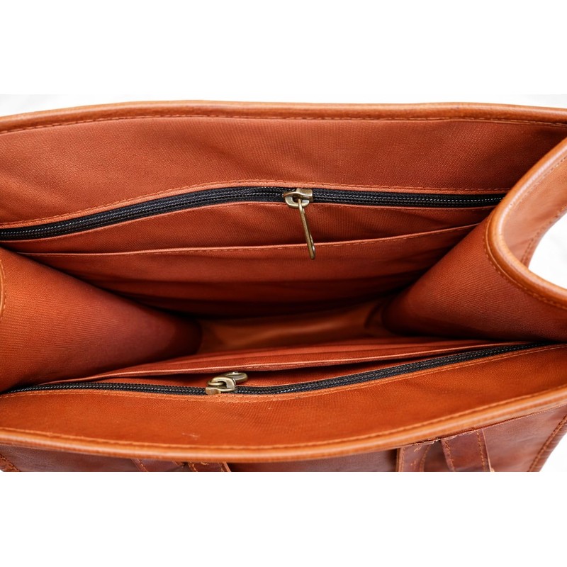 american blue Leather Motorcycle Saddle Bag Tool Bag Brown
