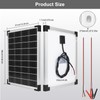 20W 12V Solar Panel Kit with 10A Charge Controller High