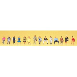 Preiser 75041 Seated Travellers (14)
