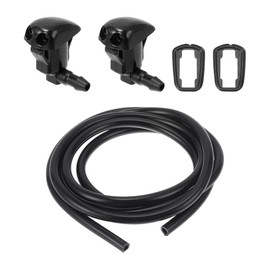 Motoforti Windshield Washer Nozzle Kit for Toyota Tacoma Windshield Spray Nozzles Wiper Spray Washer Jet No.GJ6E67510B 2 Pcs Gaskets 1 Pcs 1.5 Meter Fluid Hose