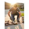 Upgraded Paver Removal Tool, Sapele Hardwood Handle & Dual-Height Joint