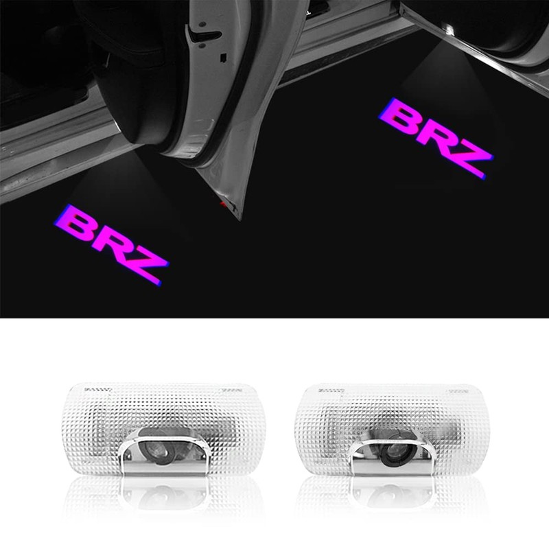 uunonaha 2 pcs Non-Fading LED Car Door Logo Lights Courtesy