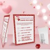 UHADRE Valentine's Day Candy Dice Game, Galentine Party Candy Dice