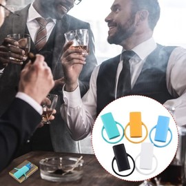 5Pcs Colorful Silicone Lighter Case, Portable Silicone Lighter Cover Lighters Holder Non-Slip Lighter Case, Crush Proof Lighter Cover, for Men Women Lighter Pouches Lighters and Matches