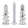 JINTANG Plasterboard Dowels, 40 Pieces, Self-Drilling Plasterboard Dowel Metal with