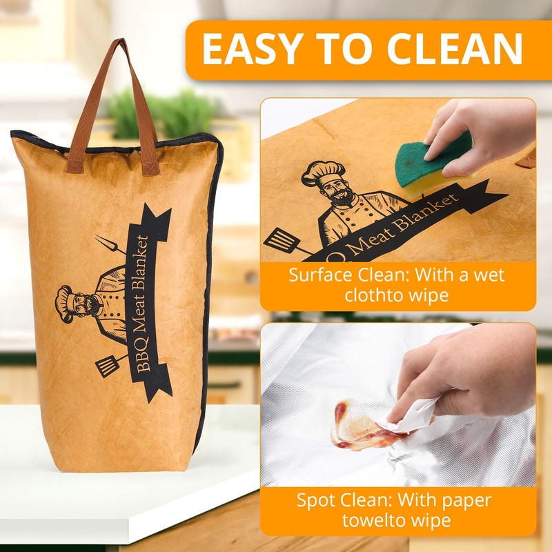 BBQ Blanket for Resting Meat, Wide Mouth Design Meat Resting