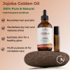 Aceite Dorado De Jojoba 100% Puro Y Prensado En Frío