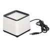 Hands-Free 2D QR Desktop Barcode Scanner, Omnidirectional Automatic Barcode Reader
