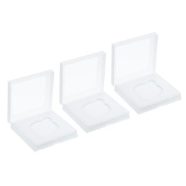 PATIKIL 55mm Lens Filter Case, 3pcs Camera Filter Case Portable Lens Filter Box Water Resistant Dustproof Plastic for Photography Filter Storage