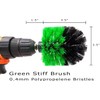 2-Pack Cone Drill Powered Brush Attachment for Cleaning Bathrooms, Kitchens,