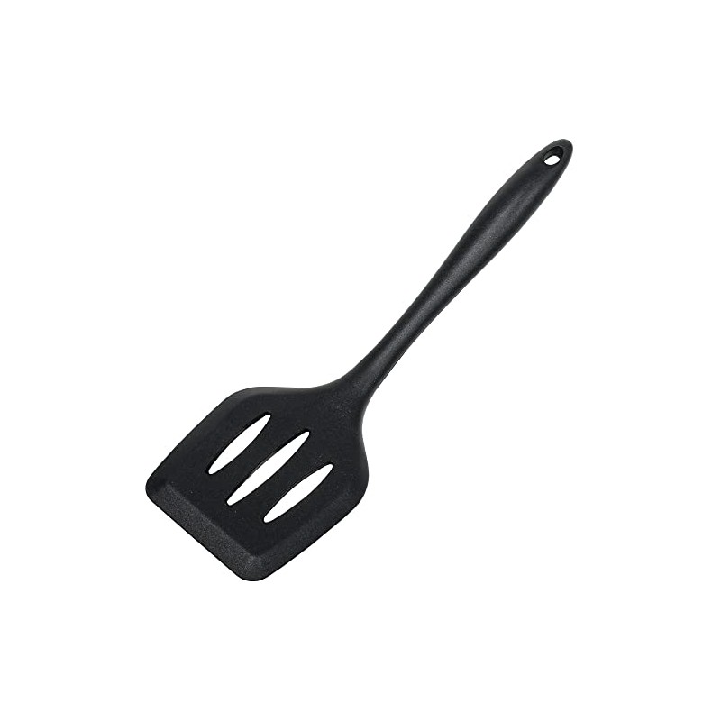 Chef Craft Premium Silicone Spatula/Turner, 11.75 inch, Black