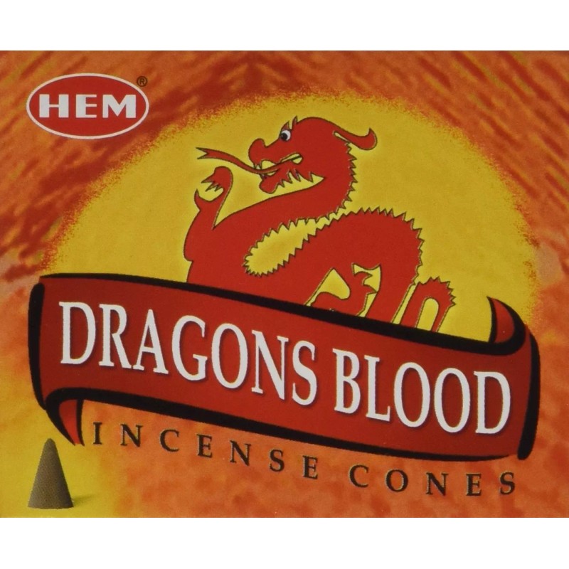 Hem Dragon's Blood - Case of 12 Boxes, 10 Cones