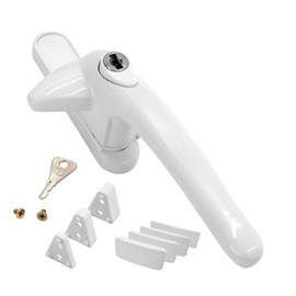 Universal Cockspur Window Handle Kit (3 Pack) - Right, White/White
