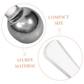 IWOWHERO Mini Makeup Spatula for Eye Cream Face Cream Application Durable Skincare Spoon for Even Spreading Controlled Use Lightweight Skin Friendly Cosmetic Tool for Home Salon