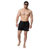 Lonsdale Men's Kilstay swimming trunks, Black/red/white
