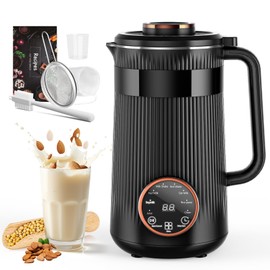 Nut Milk Maker Machine, 35oz Homemade Soy, Almond, Oat, Coconut, Plant Based and Non Dairy Beverages, 8 in 1 Automatic Soybean Machine With 12H Delay Start/Keep Warm/Boil Water