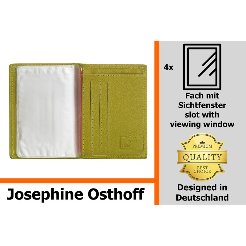 Josephine Osthoff Handtaschen-Manufaktur Men's Ec et Étui Pour Carte D'identité