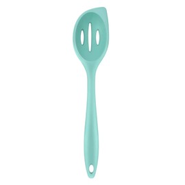 Armrouns Silicone Corner Spoon Slotted, Heat Resistant Rubber Spoonula for Mixing, Serving, Scraping, Non-stick Slotted Cooking Spoons