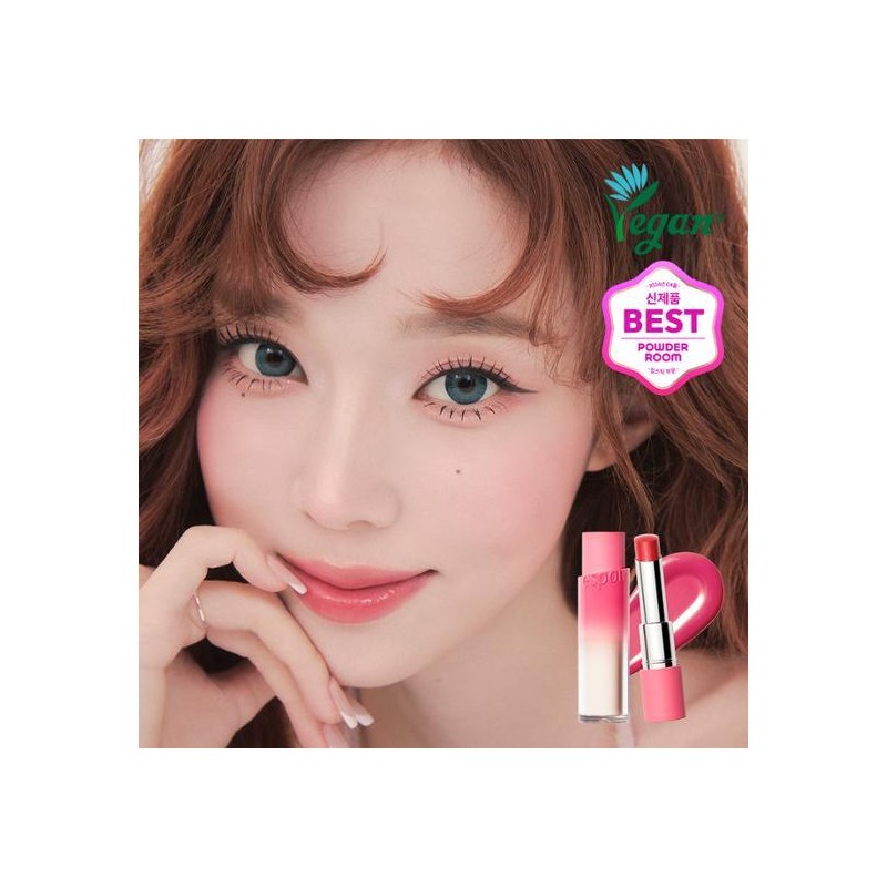 espoir Nowear Lipstick Balming Glow 3g - [NEW]15 Peach Dew
