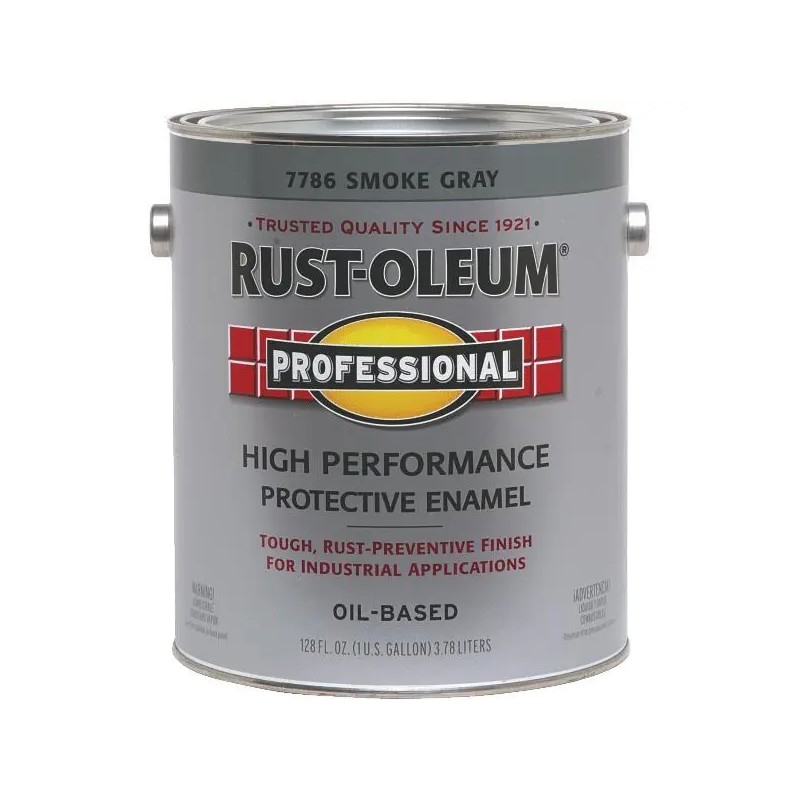 Rust-Oleum (1)-Gal Gloss Smoke Gray Rust-Oleum Protective Rust Cont Enamel
