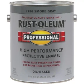 Rust-Oleum (1)-Gal Gloss Smoke Gray Rust-Oleum Protective Rust Cont Enamel Paint 7786-402