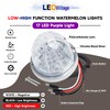 Ledvillage 2PCS Clear Lens Purple Watermelon LED Lights Low/High Dual