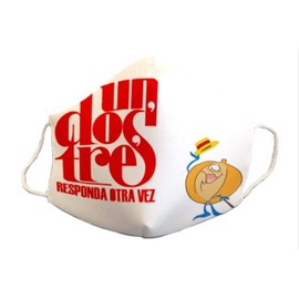 Respirator mask approved, reusable, fun design, a two three televisions, 3-layer protection program, printed with the 80 exclusive collectors.