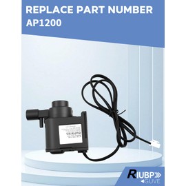 Commercial Water Pumps Fit for HZB-30F,HZB-38F,HZB-32,HZB-45,HZB-65,HZB-90,HZB-120,HZB-160 Ice Makers,for Some Vevor And EUHOMY Models Replace AP1200 AC120V