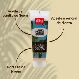 Paq 2 Crema Dental Artesanal De Corteza De Neem Sin Fluor