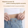 Kintiva Adjustable Waist Tightener Clips, 8-Pack No-Sew Denim Button Set